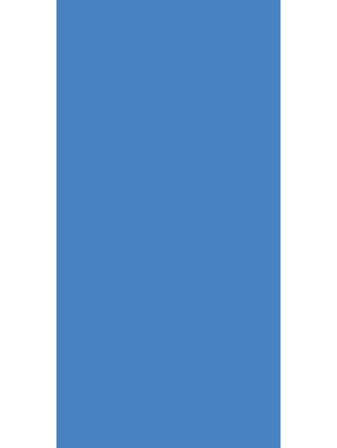 24' x 48"/52" Round Perma 25 Plain Blue Liner