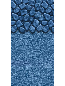 12' x 17' x 54" Oval P25 Boulder/Swirl Liner