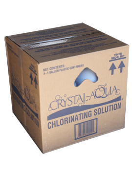 Case of Bison Liquid Chlorine - 4 Gallons